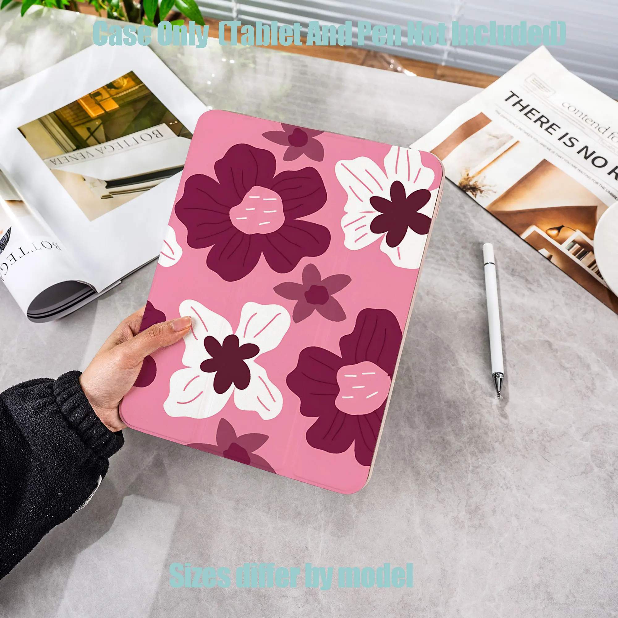 Shockproof TPU Tablet Protective Case with Pencil Holder Auto Sleep Wake for Apple /Samsung/Xiaomi/Redmi/Huawei/Honor
