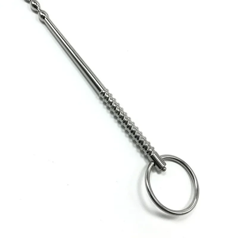 ذكر تقدير مجرى البول كتلة القضيب وصلات صوت الحصان العين عصا الكبار لعبة الإحليل إدراج الفولاذ المقاوم للصدأ المتوسع مجرى البول عدة #2