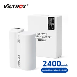 VILTROX TEN-EL15C batteria per fotocamera 2400mAh per Nikon D500 D600 D750 D800 D810 D850 D7500 Z5 Z6 Z6II Z7 Z7II