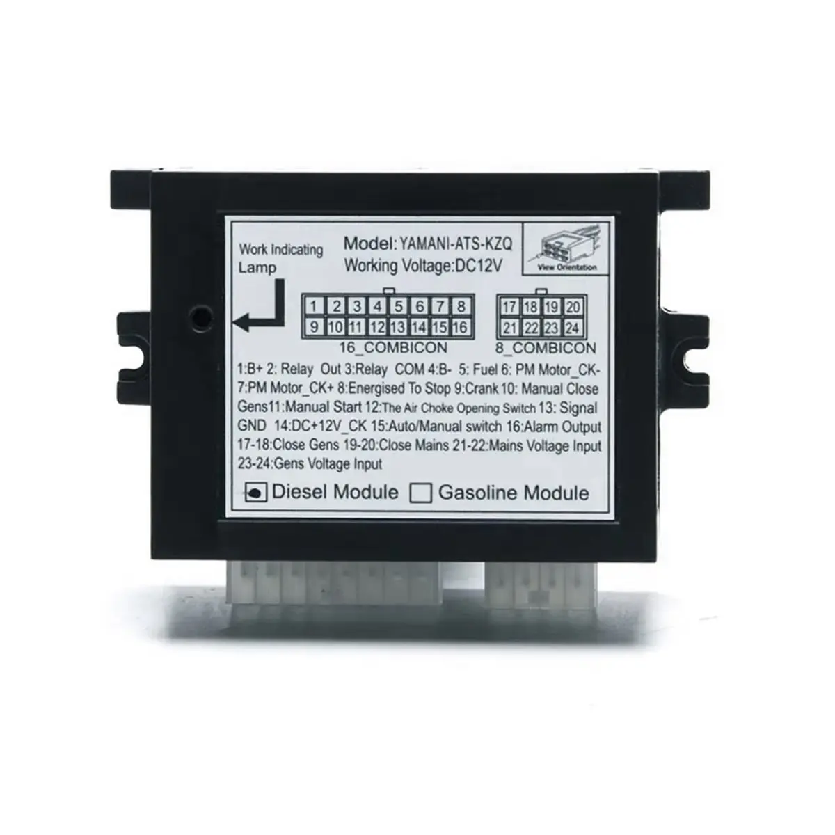 【Limited Offer】HJ-ATS-KZQ ATS-KZQ 10KW ATS Control Module Engine Control Cabinet Box Generator Parts Version