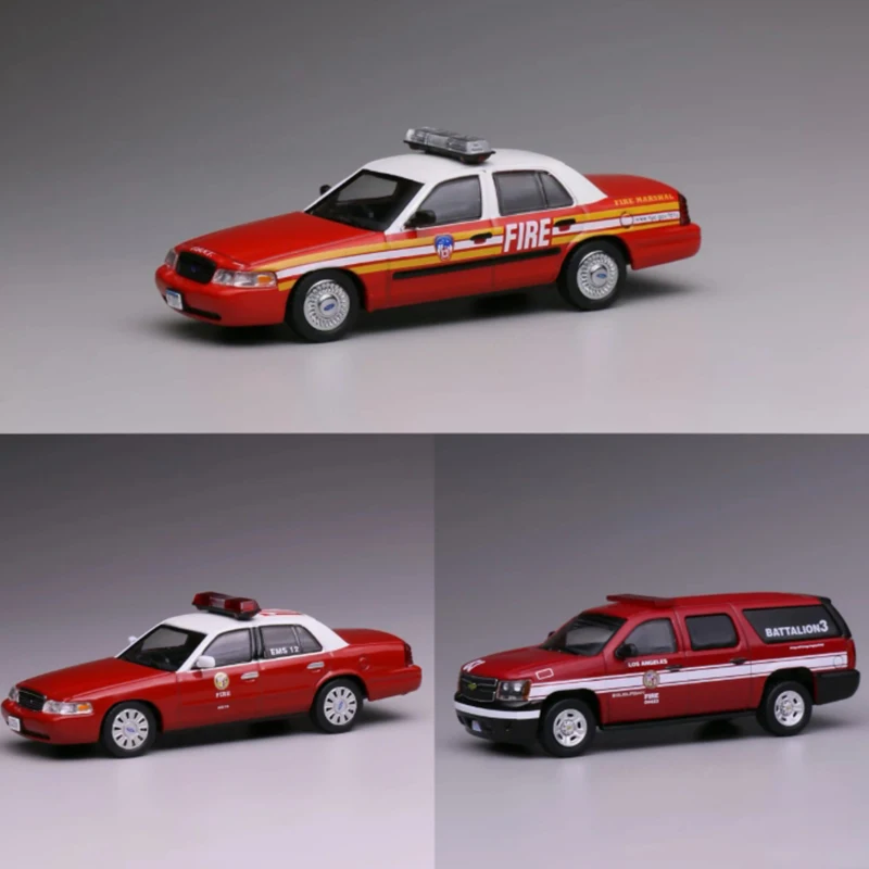 596 modelo 1:64 ford victoria cv/suburban b3 motor de incêndio liga simulação modelo de carro clássicos adulto lembrança presente exibição estática