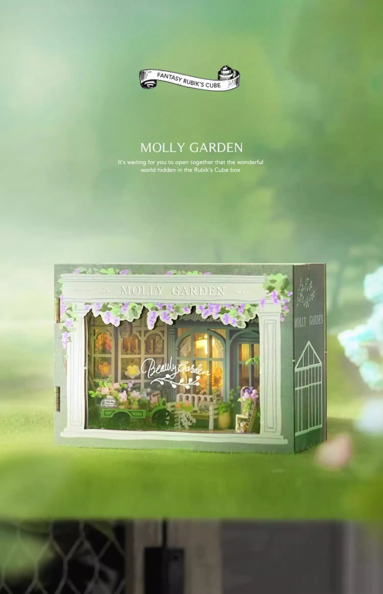 DIY Cottage Fantasy Zauberwürfel handgemachtes Hausspielzeug 3D dreidimensionales Puzzle kreative Männer und Frauen Geburtstagsgeschenke