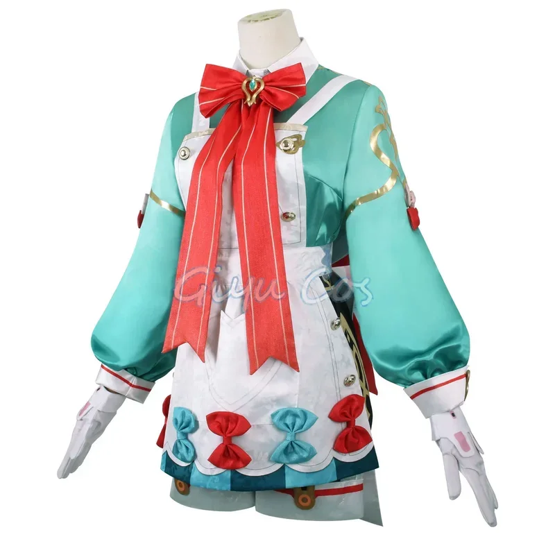 RT01 Genshin تأثير Sigewinne تأثيري حلي الكبار كرنفال موحدة شعر مستعار أنيمي هالوين ملابس تنكرية للحفلات النساء Gam * JK2 #3