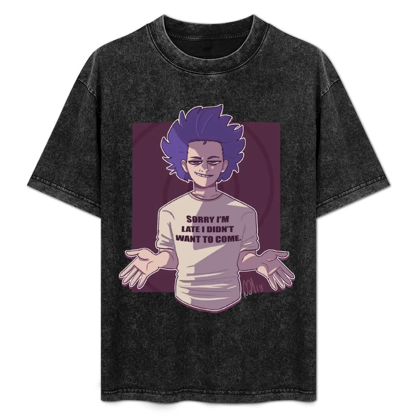 

Shinsou Hitoshi - BNHA T-Shirt Casual Loose Fit Summer Tee Shirt
