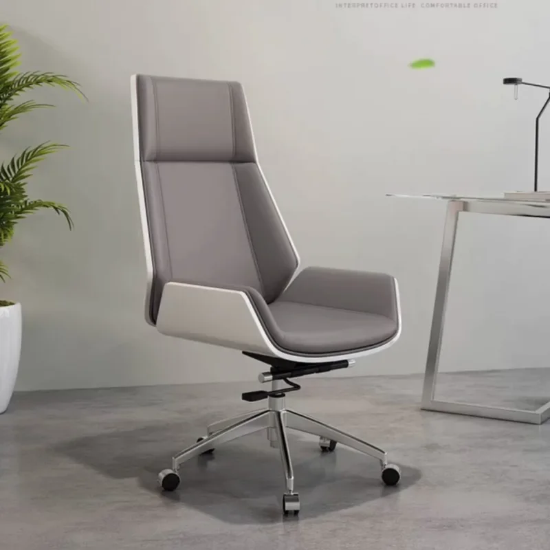 

Современное высокое офисное кресло, скандинавское роскошное элегантное эргономичное игровое кресло, поворотное дизайнерское кресло на колесиках, мебель для дома Cadeira Escrtorio