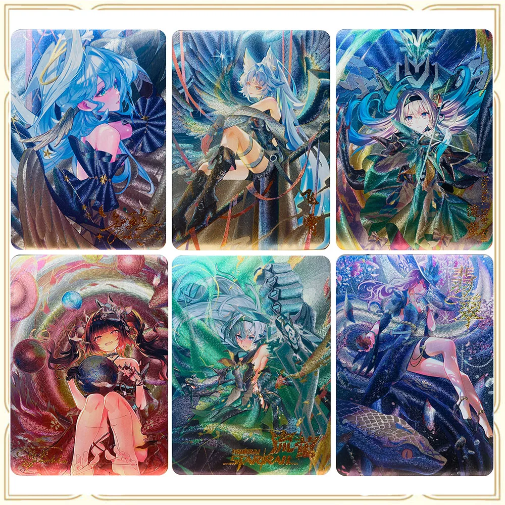 

Anime Goddess Story DIY ACG Firefly March 7Th Caelus Raiden Bosenmori Mei Premium Flash Collection Card Christmas Birthday Gift