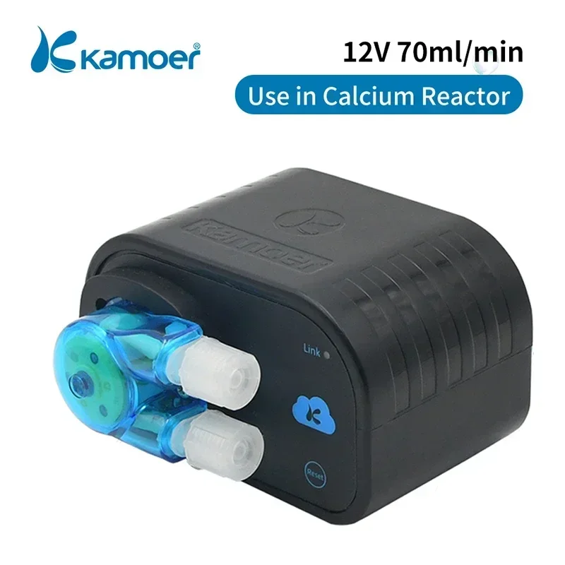 Kamoer 70ml/min X1 PRO T Adjustable WiFi 12V Calcium Dosing Pump for Aquarium Supporting iOS and Android Controlling