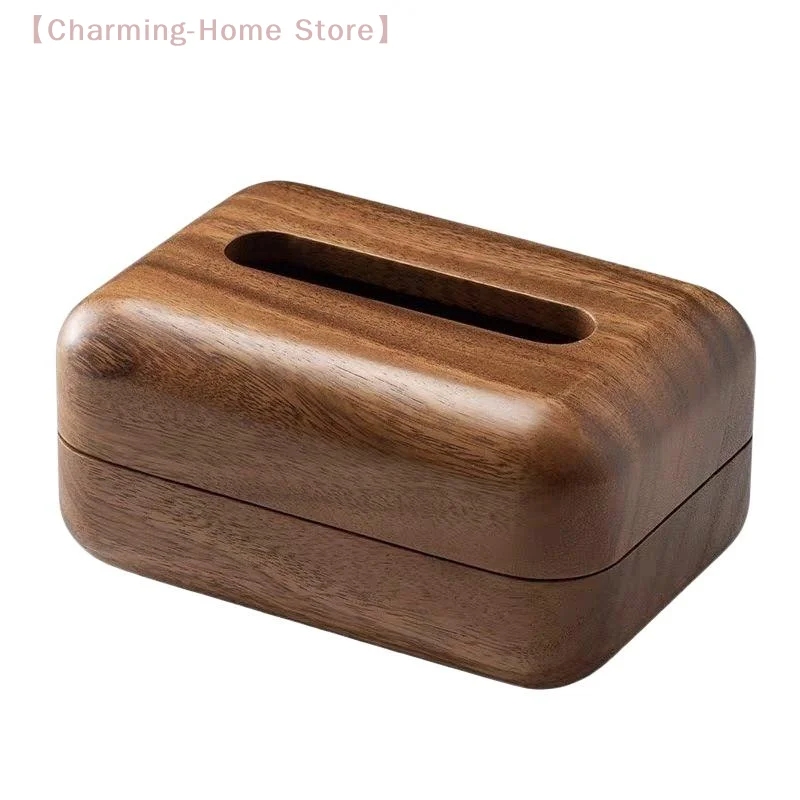 【M】Taschentuchbox aus Holz im Vintage-Stil, Taschentuchbox für den Schreibtisch, Büro, Nachttisch, Dekoration, Aufbewahrungsbox, Küchenzubehör