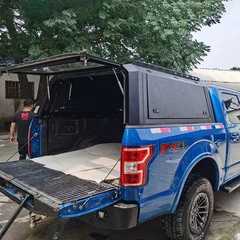 

Waterproof Offroad Cargo Storage Locker Hardtop F150 2016+ Protective Bed Back Cover Pickup UTE Canopy