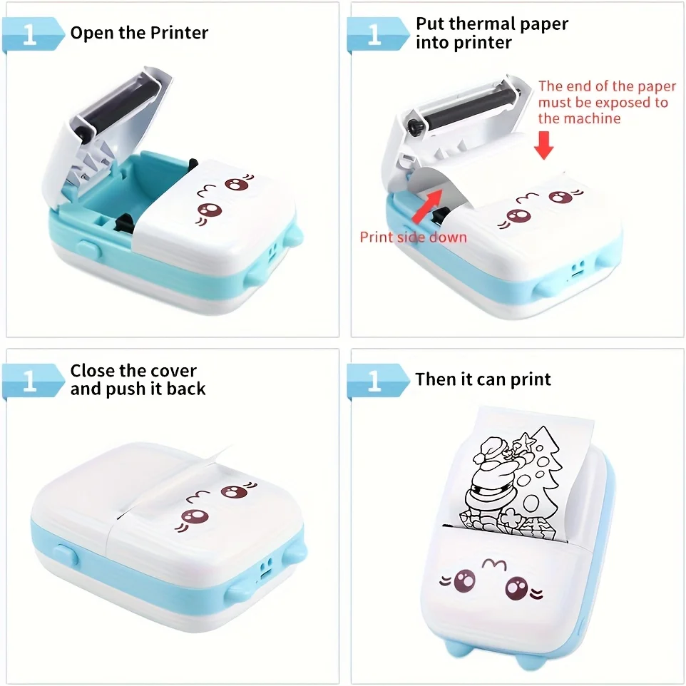 ورق طباعة ملصقات صغير ملون وأبيض 50 × 15 مم و50 × 30 مم لاصق متعدد الأغراض للطابعات الصغيرة عالية الدقة واللوازم المكتبية #4