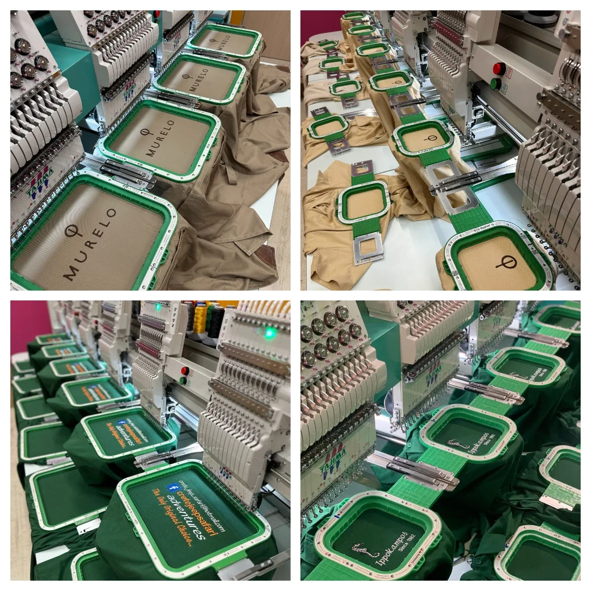 Magnetic embroidery hoop for Tajima Juki SAI TMEX THEX TEMX TUMX TMBR TMBP TFMX TMEX1501 TFMX-II Sewing machin - view 5