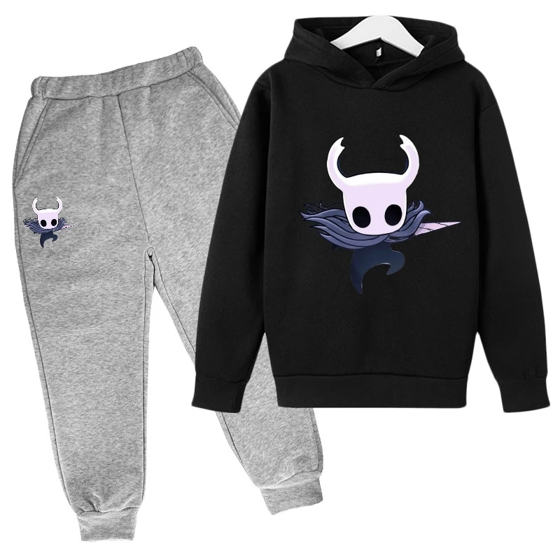 Hot game Hollow Knight kids Hoodies children Fashion New Popular Personality Anime Hoodie Harajuku Sweatshirts boy hoodie sets