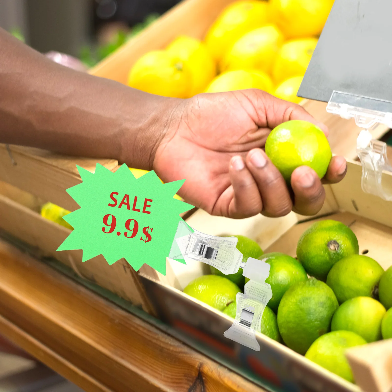 

250Pcs Blank Explosion Price Labels Colored Fluorescent Paper Tags for Retail Display Price Stickers for Retail