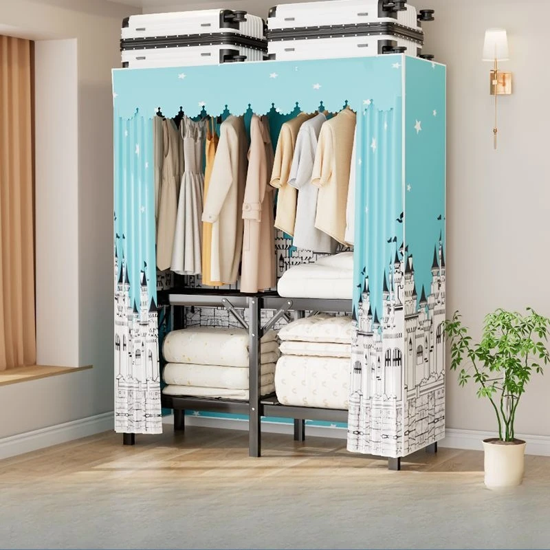 

Wardrobe Home Bedroom Foldable Dormitory Storage Wardrobe Rental