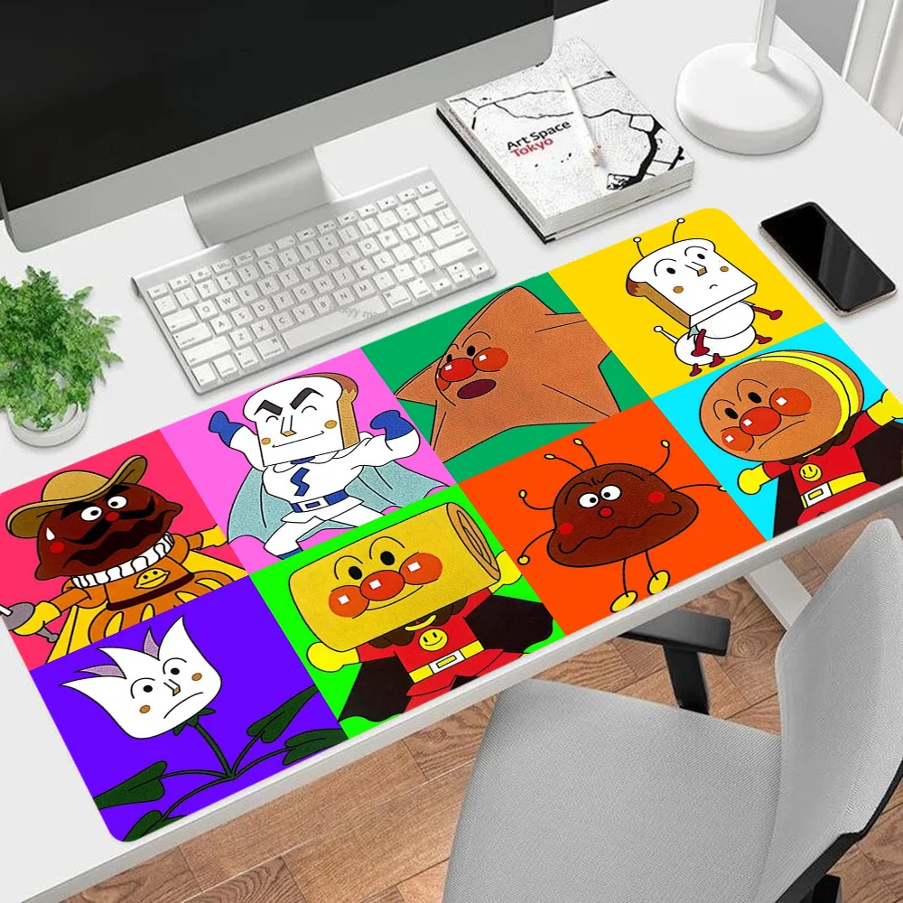 C-Children-anpanman Mousepad INS Tide Large Cartoon Anime Gaming Mouse Pad Keyboard Mouse Mats Desk Mat Accessories