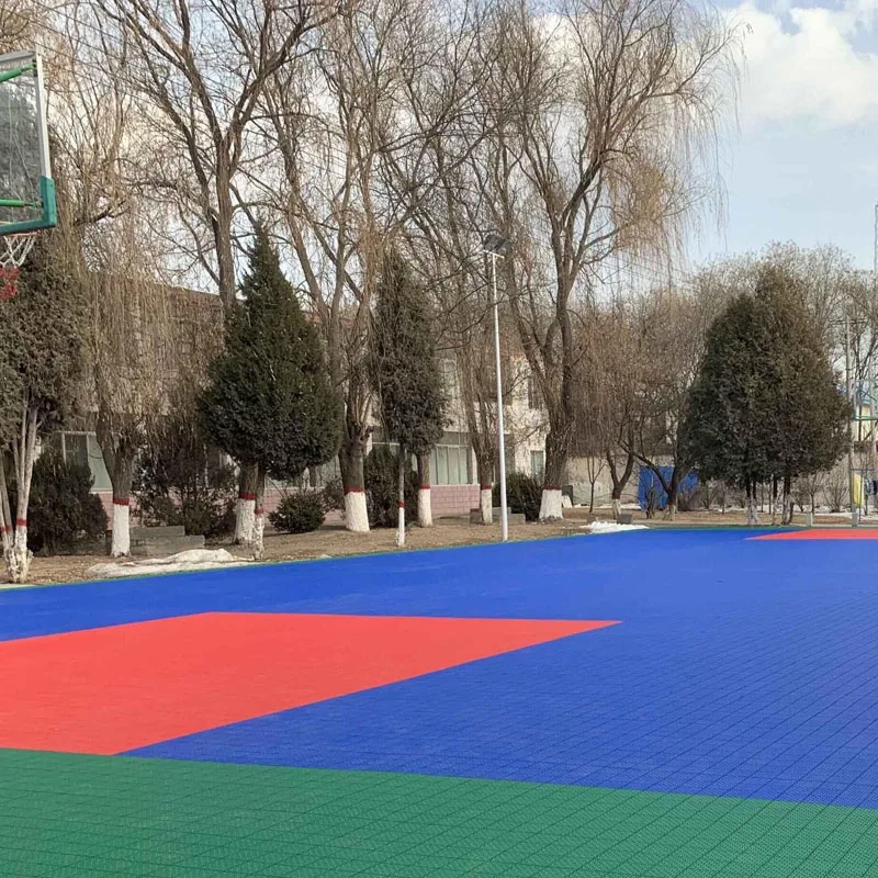 Beable PP Assembly Waterproof Convenient Plastic Outdoor Event Basketball Court Multi Sports Interlocking Flooring For School