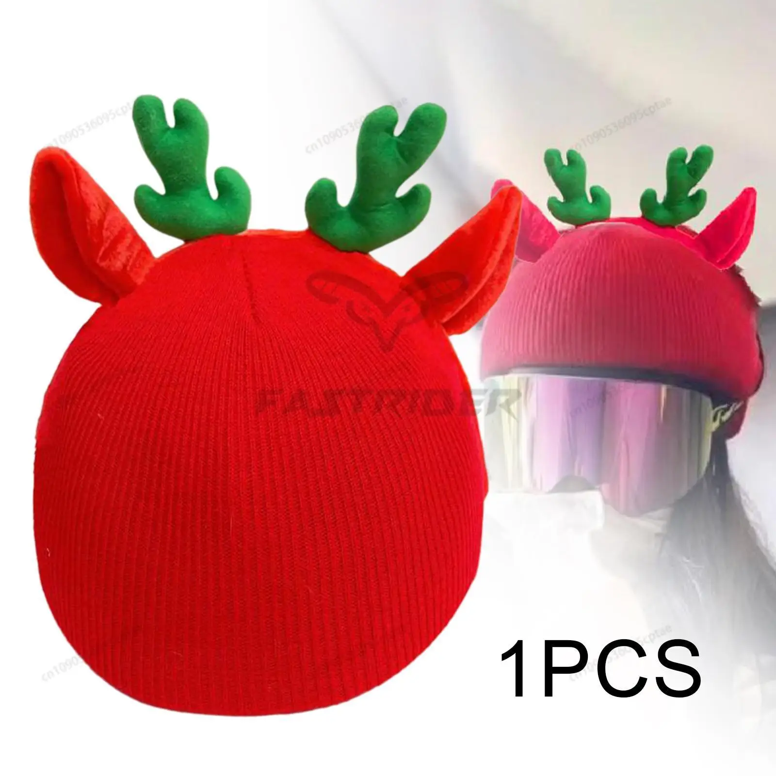 

Christmas Ski Helmet Decor Bicycle Cartoon Cute Girl Gifts Decorative Helmet Cover Hat Winter Ski Helmet Decoration