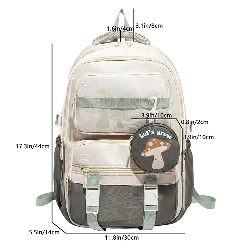 Tas Ransel Wanita Baru Model Fashion Kapasitas Besar Tas Sekolah Remaja Tas Sekolah Kuliah Wanita Ransel Sekolah Ringan Tas Ransel Travel