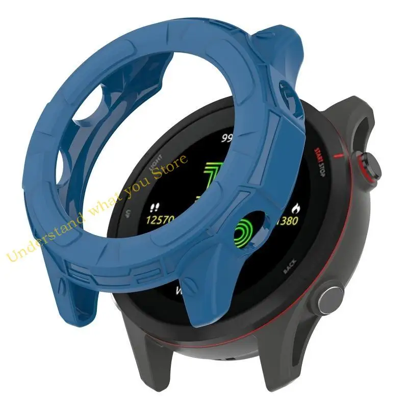 J60A для Forerunner255 Shock-Resection Watch For Case Anti-Scratch Cover Washable Bumper f
