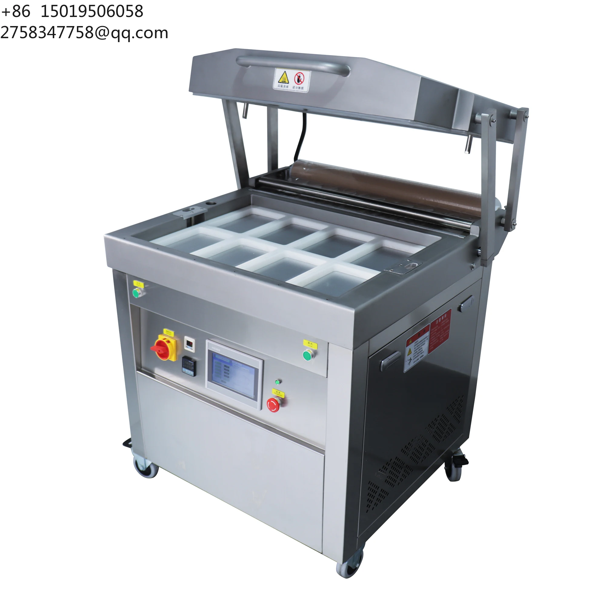 LITENG Tray Sealing Vacuum VSP Meat Fish Seafood Processing Packaging Machine High Speed Sealer Machine