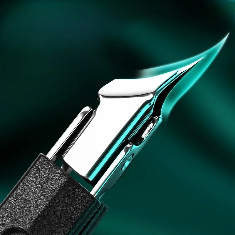 

Профессиональные кусачки для ногтей с защитой от брызг и широким отверстием, инструмент для вросших ногтей из нержавеющей стали, косой триммер «Орлиный клюв»