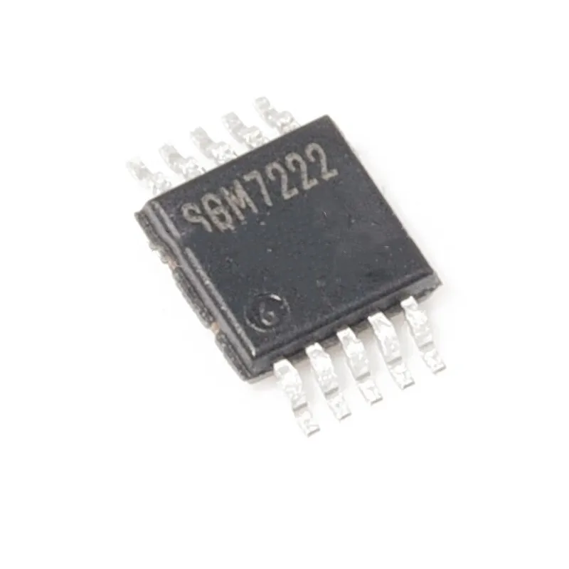 SGM7222YMS10/TR MSOP-10 brand new original SGM7222 analog signal switch chip