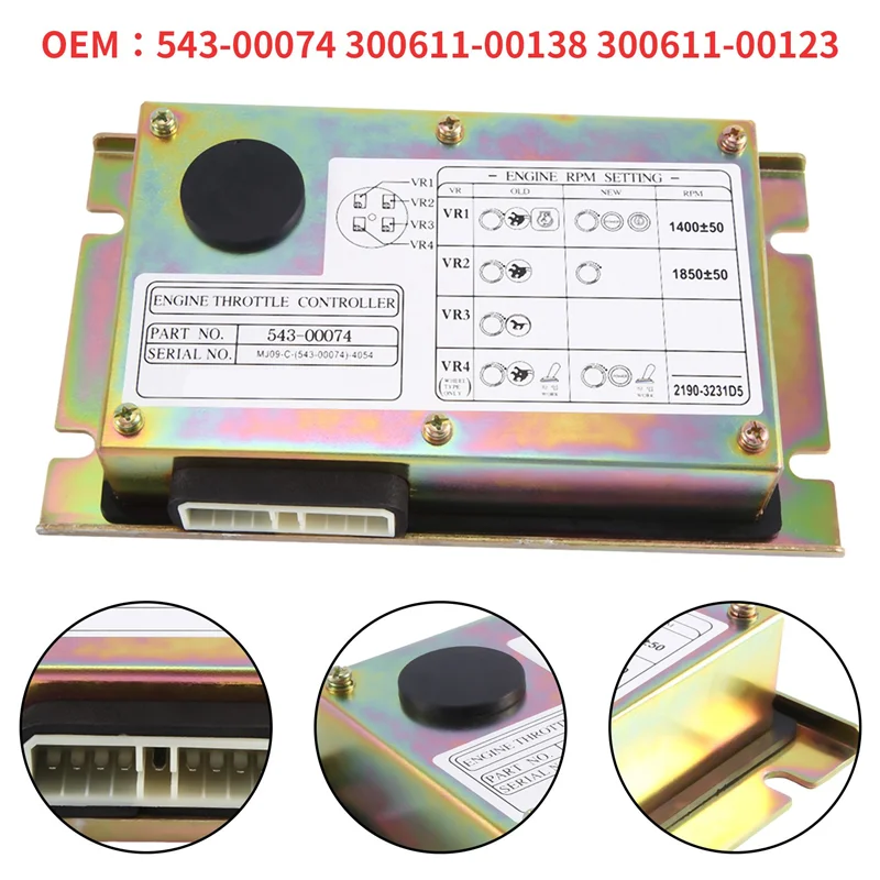 

A42M-543-00074 300611-00138 300611-00123 Контроллер дроссельной заслонки двигателя для Daewoo DH225 DH220-5 DH300-7 SOLAR 340LC-V Экскаватор Par