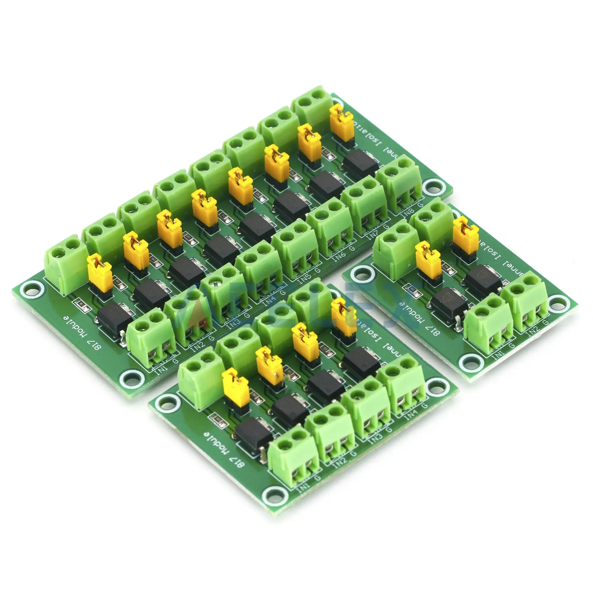 PC817 3,6-30V 2 4 Kanal Optokoppler Isolation Bord Spannung Konverter Adapter Modul Fahrer Photoelektrischen Isoliert Modul 817