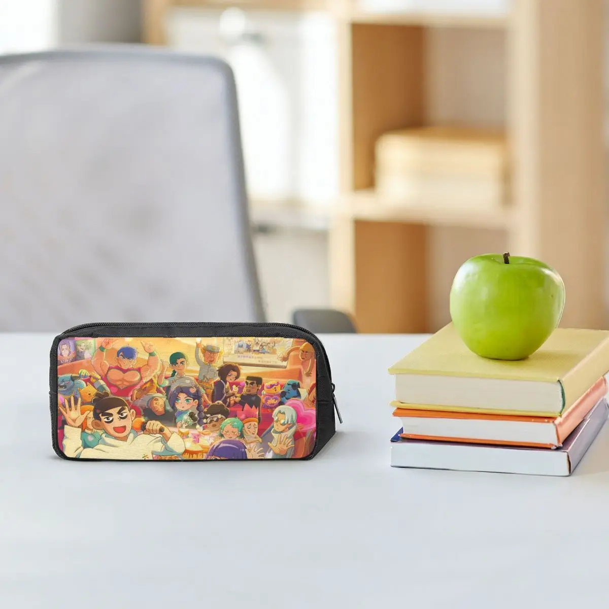 Scissor Seven Action Manga Cartoon Pencil Cases for Student Gifts Pen Box Pencil Bag Large Capacity Pencil Pouch Pen Holder