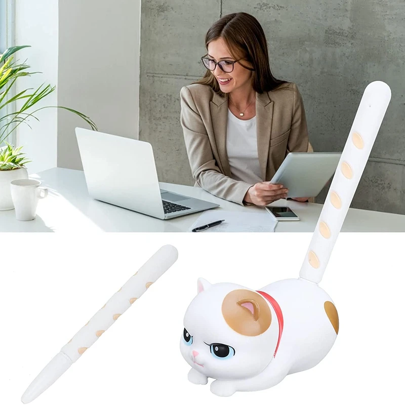 Cute Cat Pen Gel Pen Cat Toy Neutral Writing Pen For Office School Student Writing Drawing Taking Notes