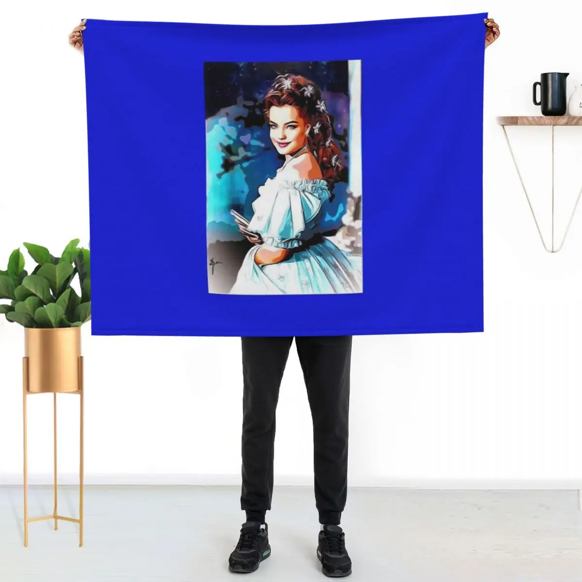 

SISSI THE EMPRESS Throw Blanket No Pilling Soft Warm Blanket for Bed