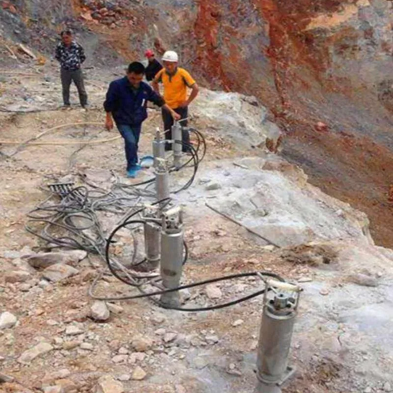 Heavy Duty Hydraulic Rock Splitter Machine For Reinforced Concrete Demolition High Performance Stone Splitting Tool