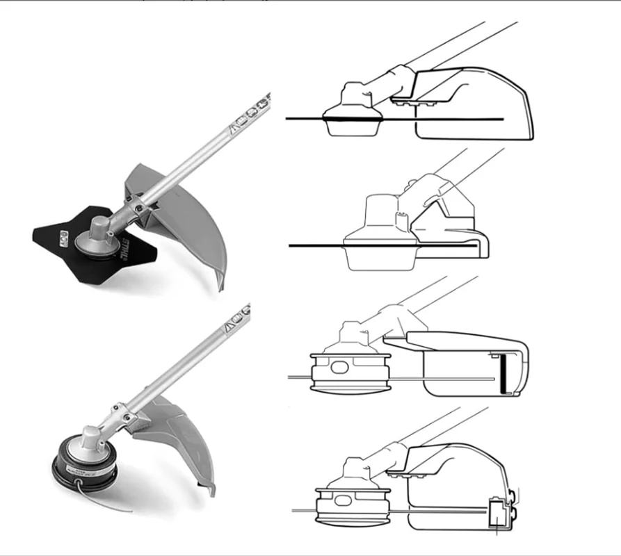 Gear Box Head Replacement Fit Grass Trimmer Brush Cutter for STIHL FS44 FS55 FS72 FS74 FS75 FS76 FS80 FS85 FS90 FS100 FS110