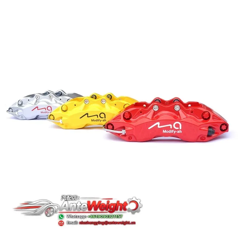 Aluminum Auto Brake Parts Racing Competition Modified Car Big Brake Kit Caliper 6 Piston Brake Caliper