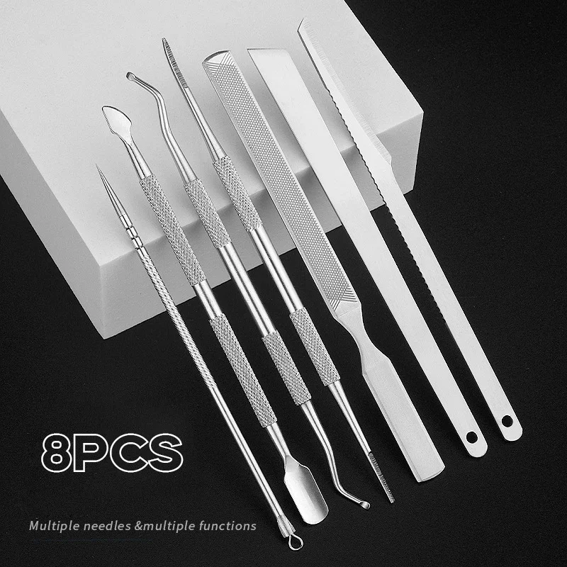 

2/3/6/8Pcs Cuticle Pushers Callus Rasp File Shaver Foot Hard Tough Skin Corn Remover Pedicure Care Tool Beauty Health Tools