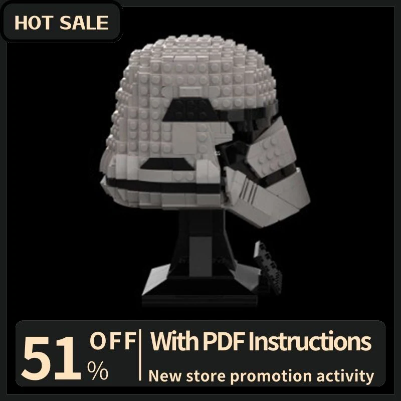 

New 709Pcs Space Wars Series Movie Character First Helmet Model Building Blocks Diy Creative Ideas Kids Toys Birthday Gifts