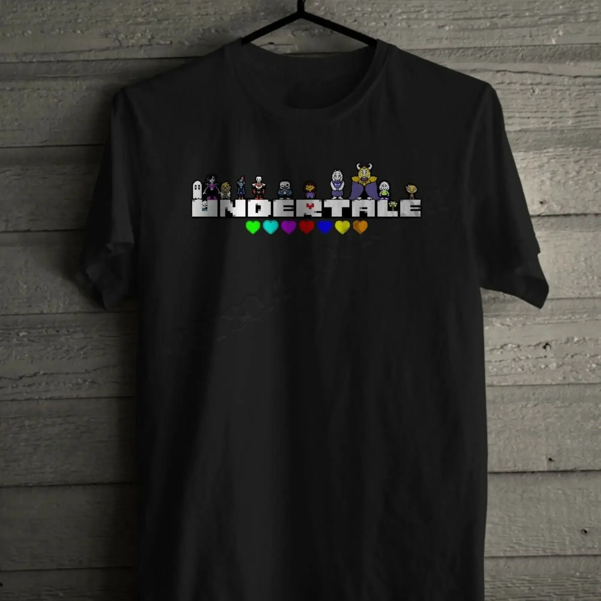 UNDERTALE All figures Logo RPG Game Sans Asriel Papyrus Frisk Men's T shirt