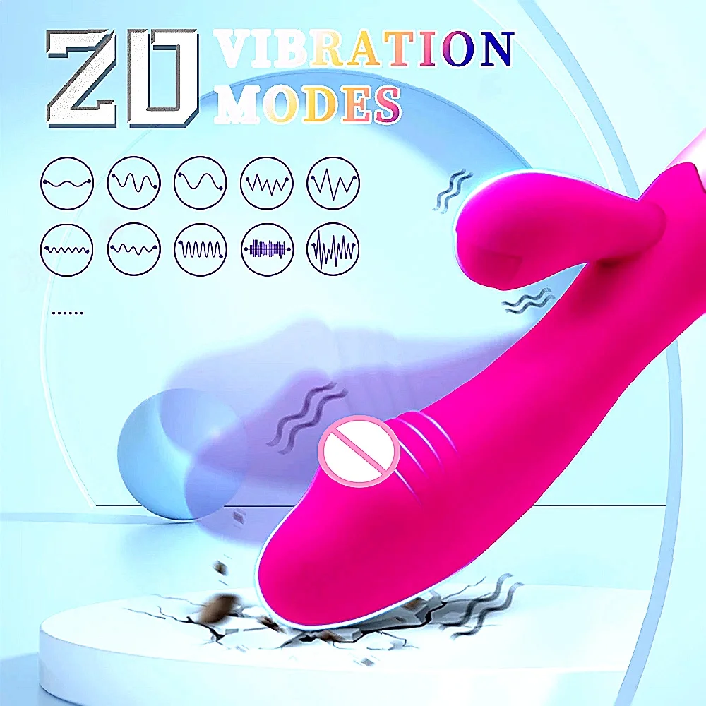 هزاز أرنب قوي دسار مزدوج الاهتزاز G بقعة تحفيز البظر محفز دسار Av عصا سحرية مدلك مزدوج تهتز #2