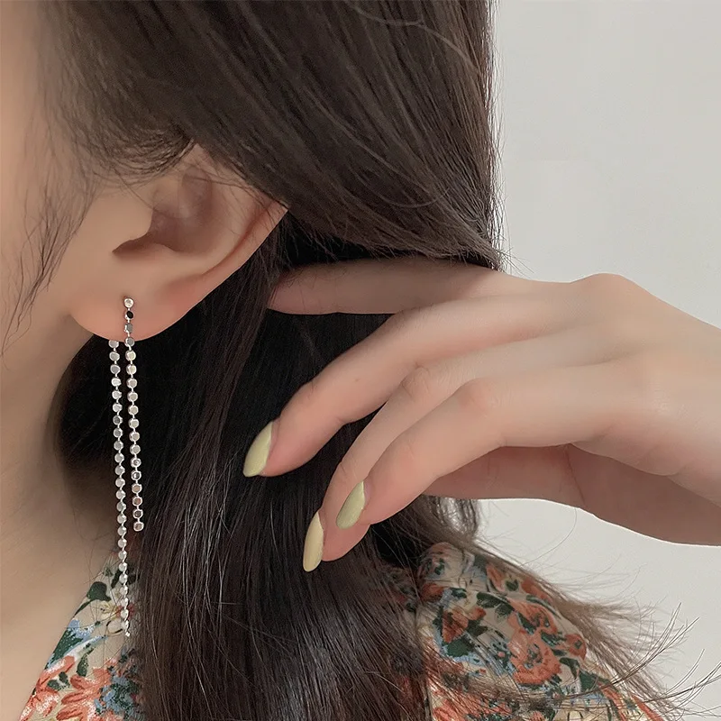 Vintage Fashion Long Tassel Earrings For Women Gentle Accessory Gift For Girlfriend Sister Summer Travel Jewelry Wholesale