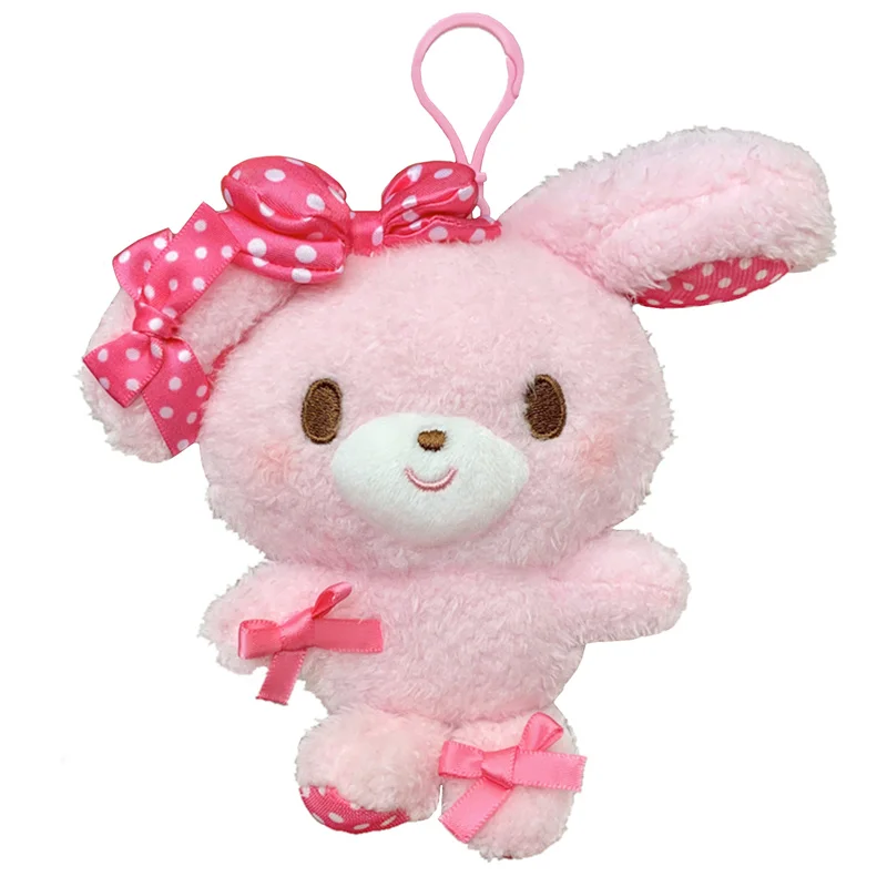

Bonbonribbon Mascot Plush Keychain Keyring Pink Bunny Rabbit Kawaii Cute Bag Keychains Charm Girls Toys Gift