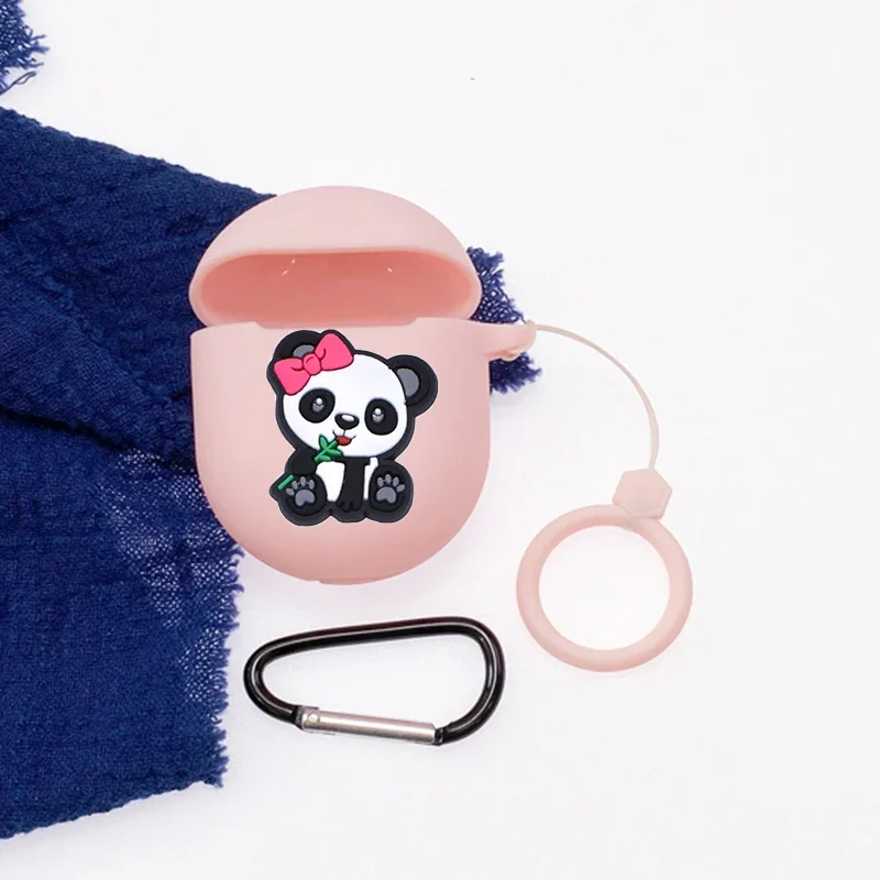 Capa de Fones De Ouvido De Silicone Bonito, Capa Panda Engraçada Para Redmi Airdots 3 Pro, 3 Pro, Capa Bonito Fundas