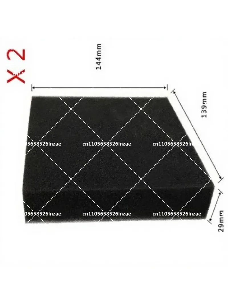 2PCS Air Filter Element Sponge Foam for MZ360 EF4000 EF4500 EF4600 EF5200 EF5500 EF6300 EF6600 YG4000 5200 Air Cleaner