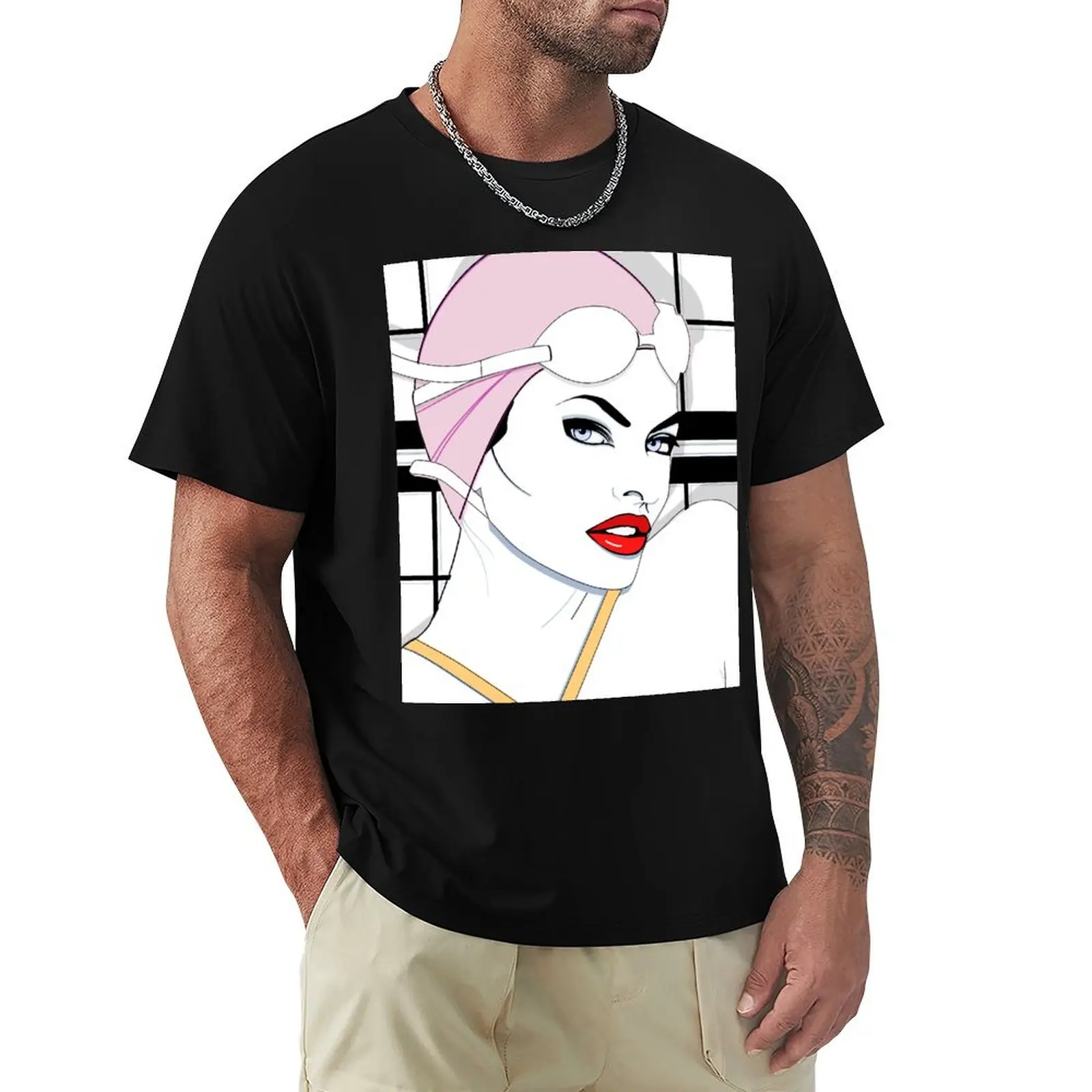 

Linda Evangelista Supermodel T-Shirt plain graphic tee shirt sports fans t shirt for men