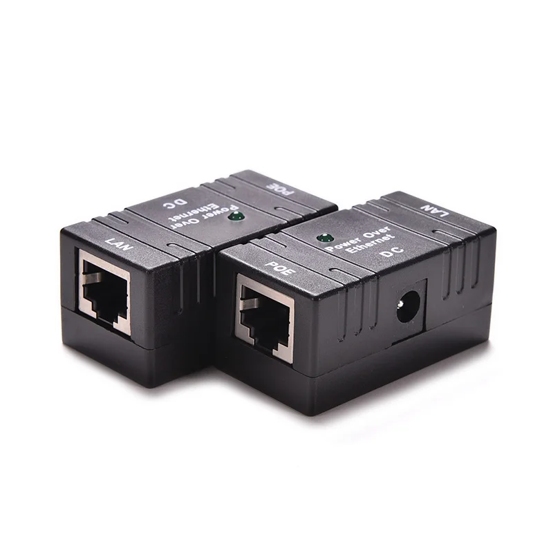 POE محول تيار مستمر الطاقة عبر إيثرنت RJ-45 حاقن الفاصل محول جداري موصل ل IP كاميرا LAN شبكة 10/100 Mbp #1