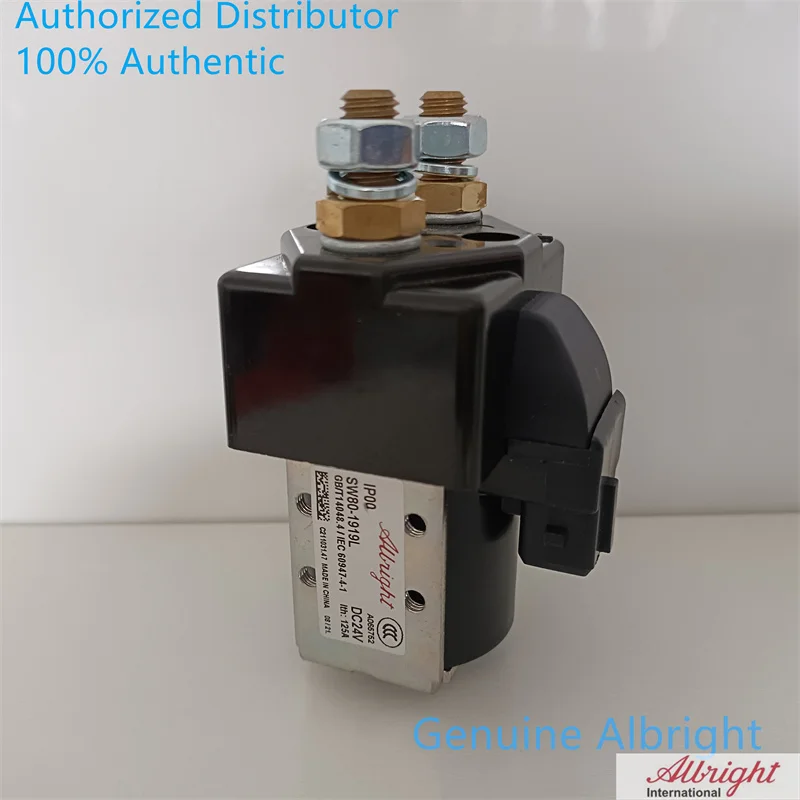 Albright-Contactor SW80 Original, 24V, 48V, 80 V, SW80-65, SW80B-156, SW80B-2149, BT 248310, 24, 48, 80 voltios, relé solenoide