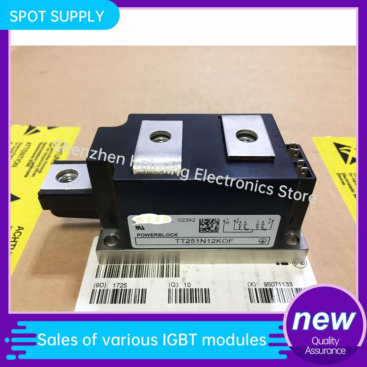 NEW MODULE TT170N18K0F TT330N16AOF TT330N12AOF TT251N12KOF TT251N14KOF TT251N16KOF/18KOF TT265N04KOF  TT265N06KOF  TT270N16KOF