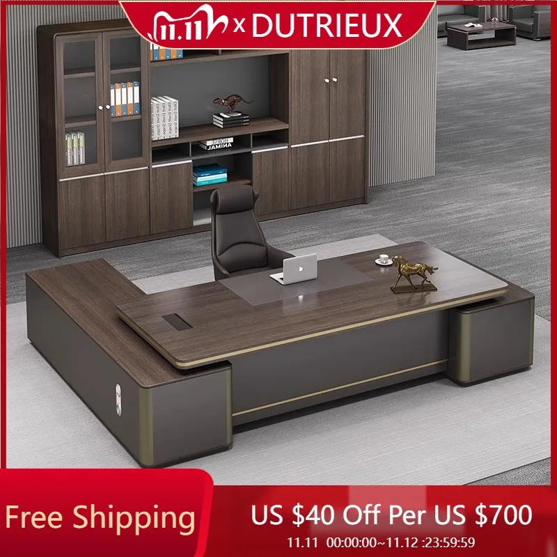 

Light Luxury Unique Computer Desks European Work Storage Stand Up Office Desk Corner Secretary Mesa De Escritorio Home Furniture