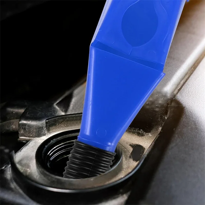 1-8PCS Car Refueling Funnel Gasoline Foldable Engine Oil Funnel Plastic Funnel Car Motorcycle Refueling Tool Auto Accessories