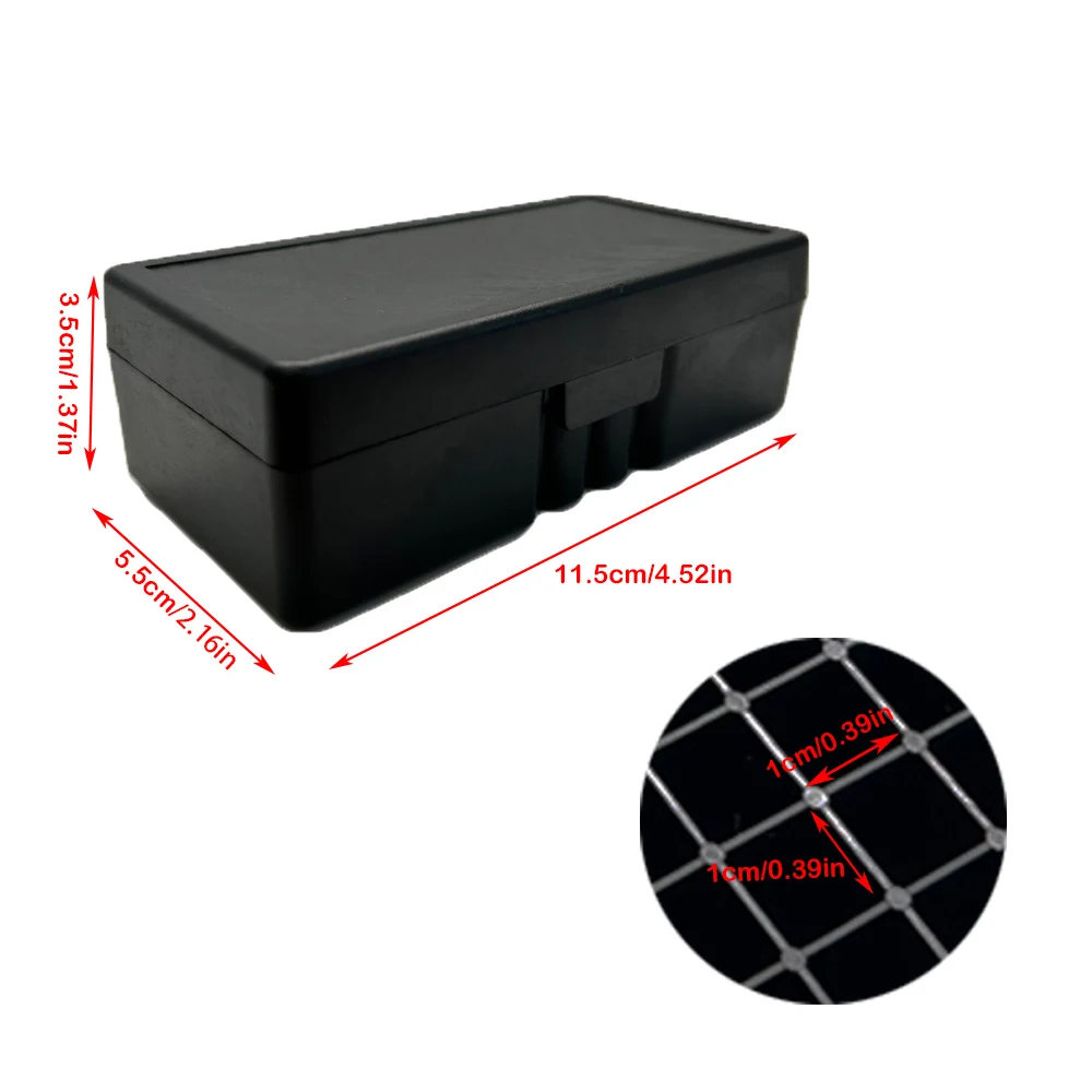 50 Rounds Portable Ammo Storage Box Tactical Bullet Box Pistol Bullet 9mm Caliber Hunting Accessories