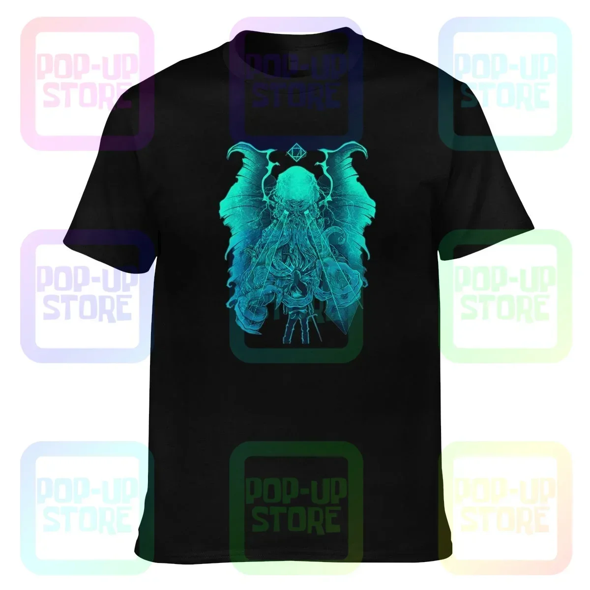 Lightning Cthulhu Wars Horror Arkham H. P. Miskatonic Lovecraft T-shirt Tee Shirt Casual Fashion